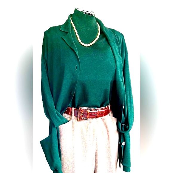 Les Copains Long Cardigan/ Shell Set. - Picture 4 of 5